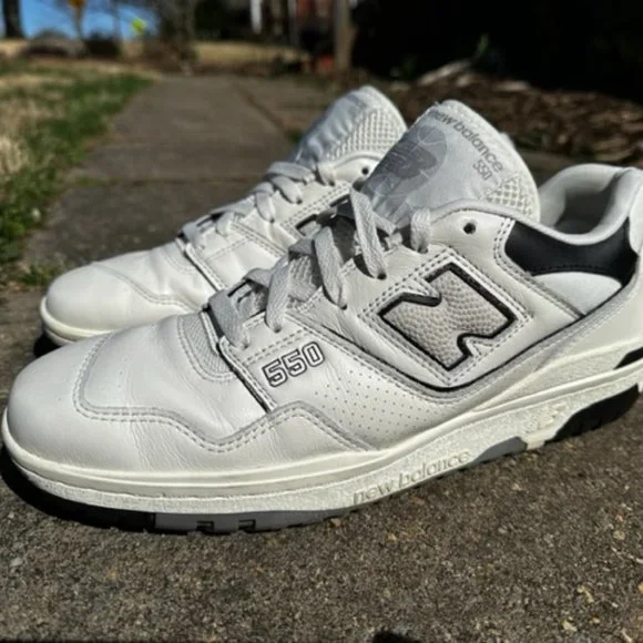New Balance 550 'Sea Salt Black' - Barely Worn - Size 10.5 - Picture 4 of 8